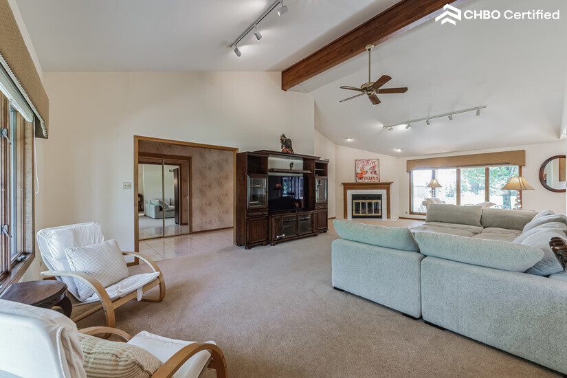 Living Room - multiple seating areas