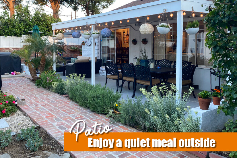 Enjoy a Meal Outside on the Patio