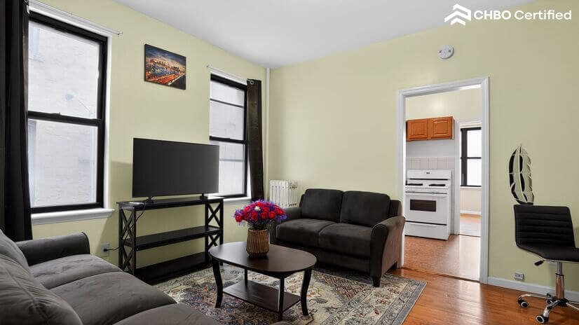 Relax in a Comfortable and Well-Lit Shared Living Space