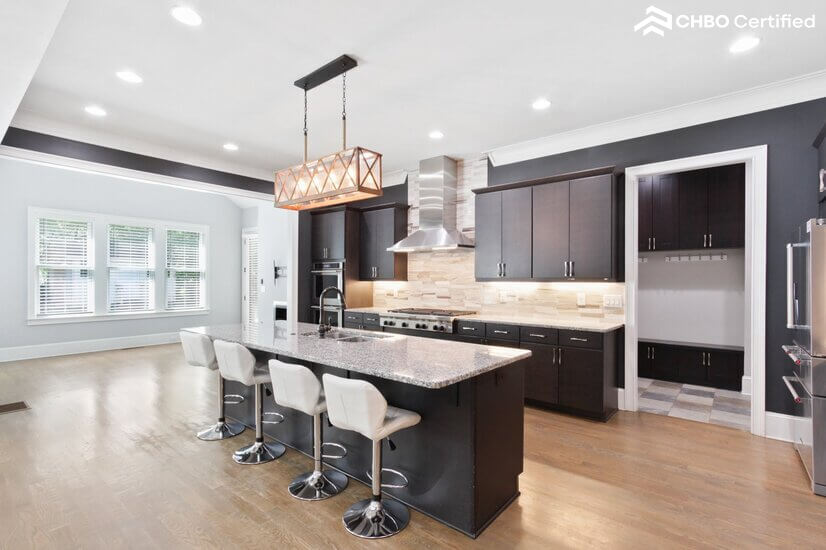 kitchen with modern appliances