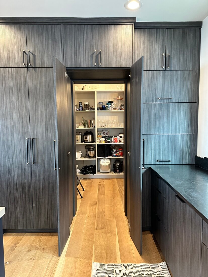 Large walk in (hidden) pantry