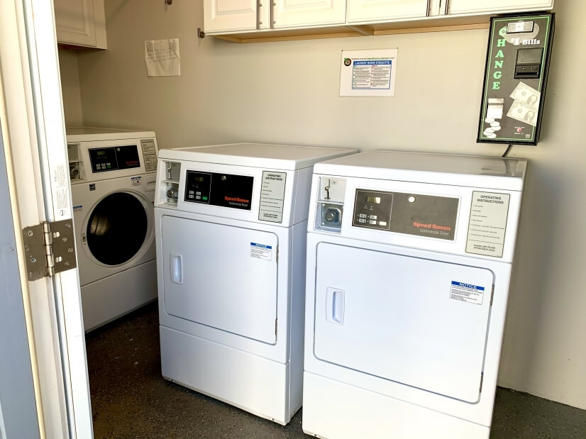 Modern new laundry room.