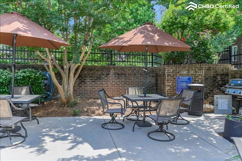 Grilling area available for community use- ga