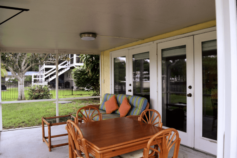 Covered and Screened Porch