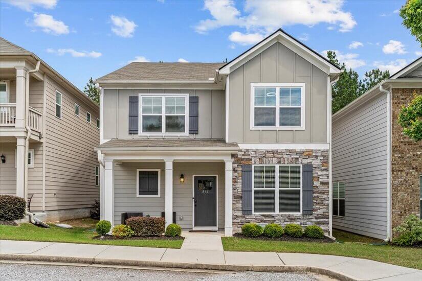 Front of Home "B" View