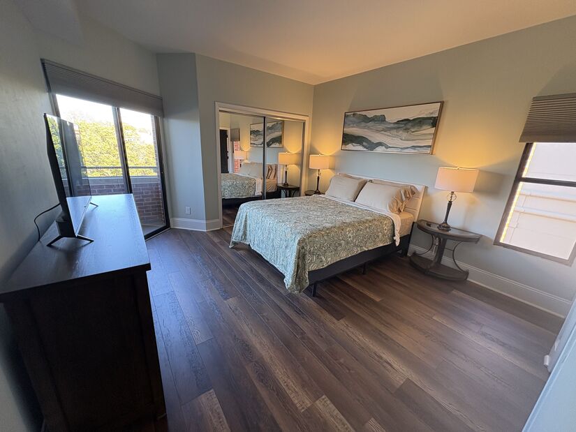 Master Bedroom with balcony access