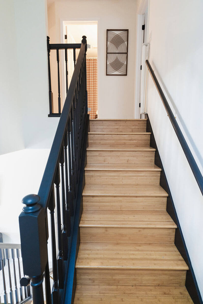 Majestic staircase view