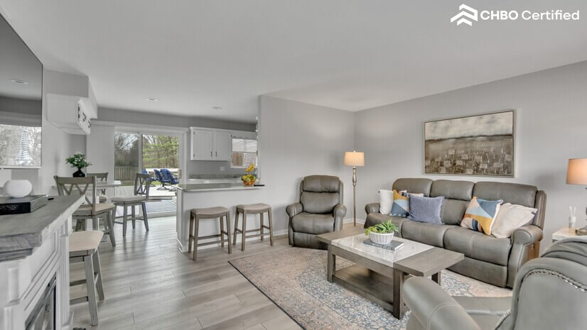 Front door entrance view