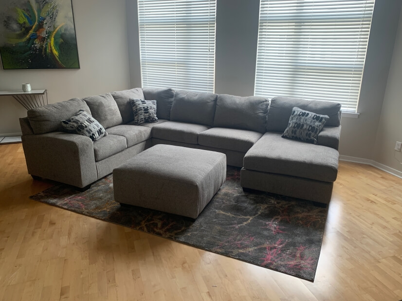Oversized living room sectional