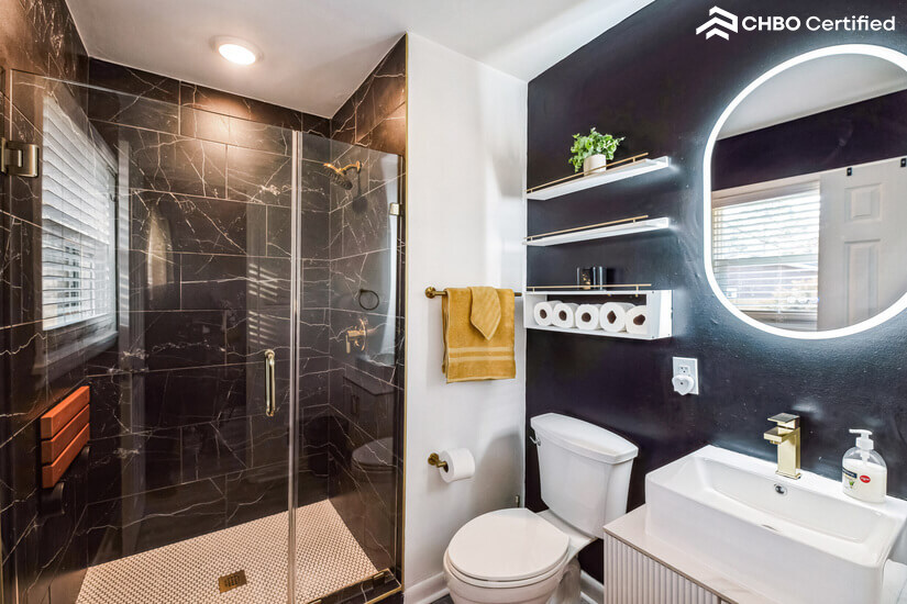 Trendy Master Bathroom