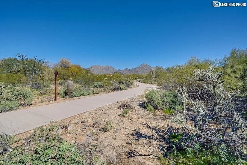 McDowell Mountain trail systems all walkable from the house
