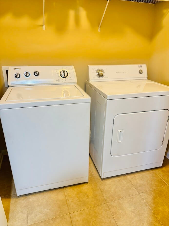 Washer and dryer