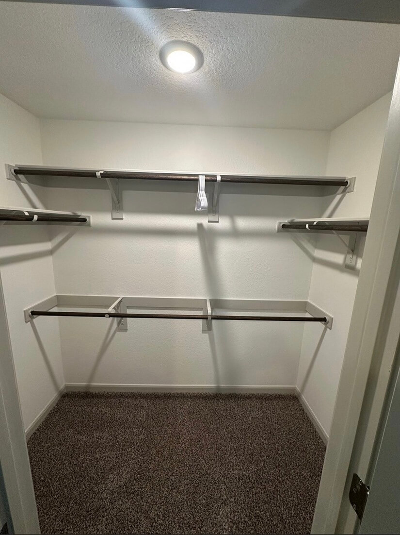 Master bedroom closet