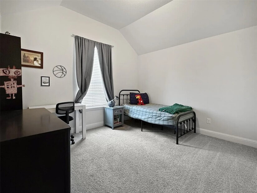 First bedroom at front of home