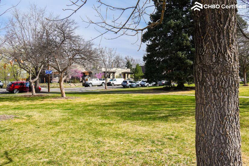 Green space across the street!