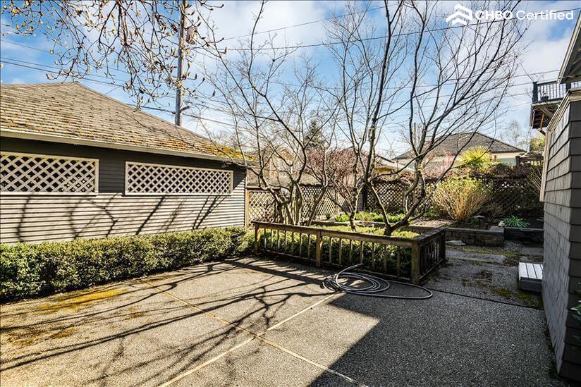 Large patio area for outdoor activities