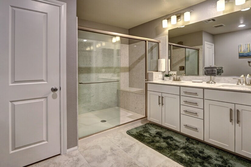 Luxury in the Master Bath with step in shower