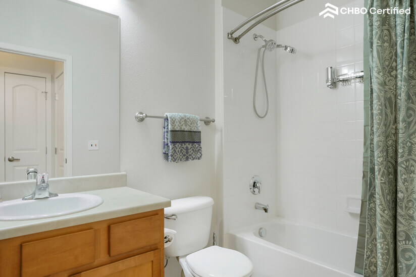 Full second bathroom.