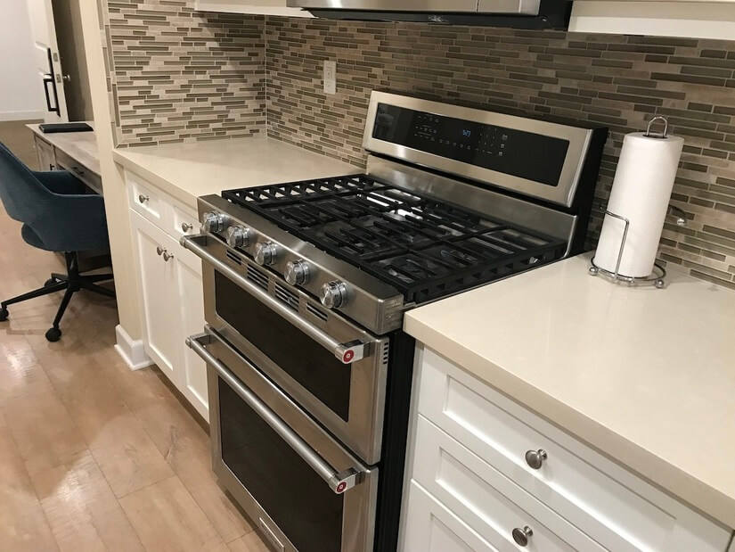 Range with Gas Stove Top & Double Oven