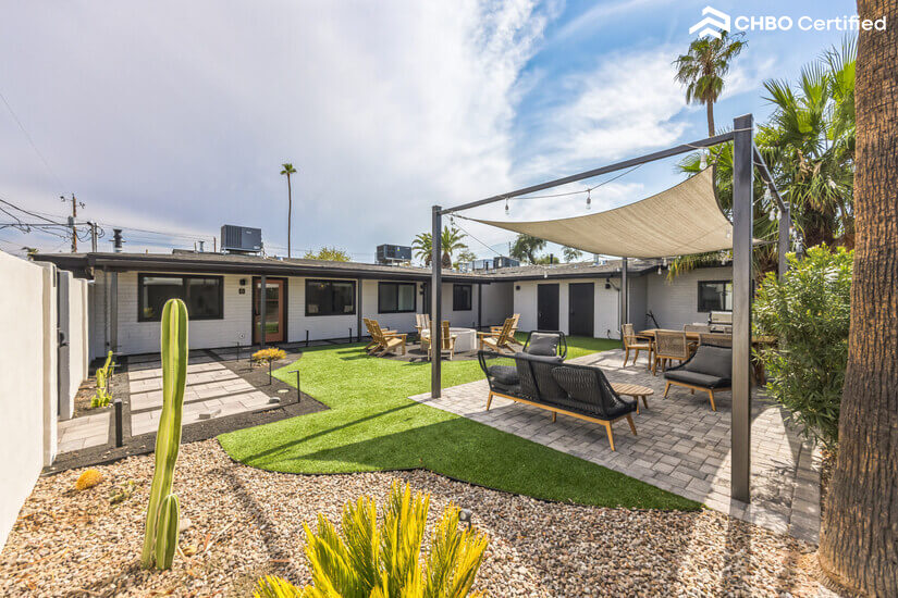 Courtyard view from NorthEast