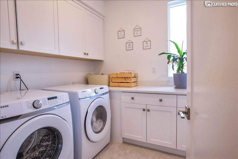 In-Unit Laundry Located On Top Floor