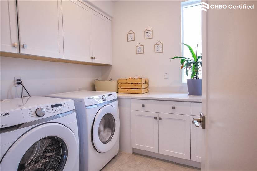 In-Unit Laundry Located On Top Floor