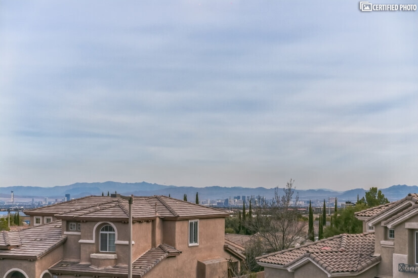 Views of the Strip, Surrounding Mountains from the Balcony