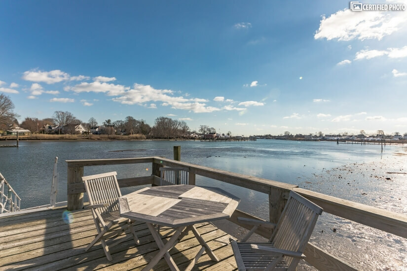 Amazing water views from this Milford furnished rental