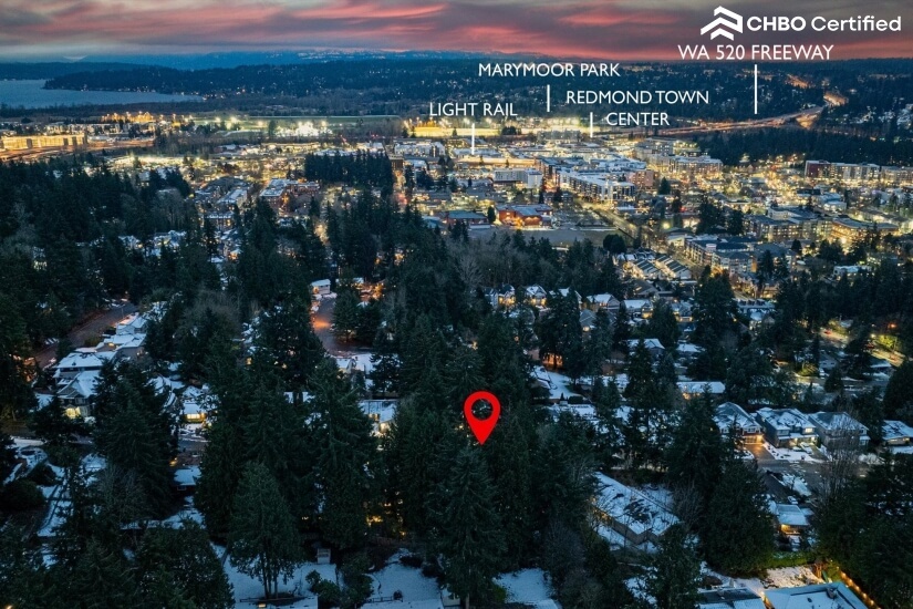 Minutes from Minutes from DT Redmond,New Light Rail station
