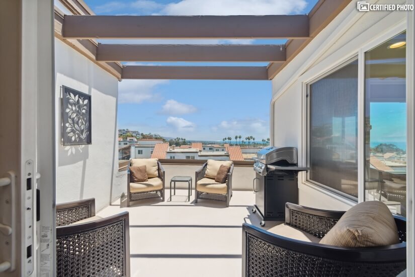 Ocean View from this San Clemente Furnished Condo