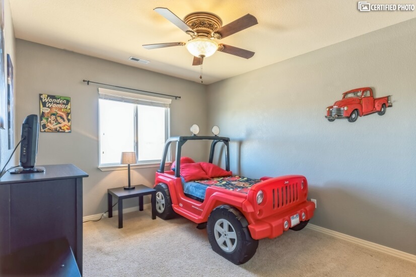 FUN JEEP Twin size bed big enough for adult