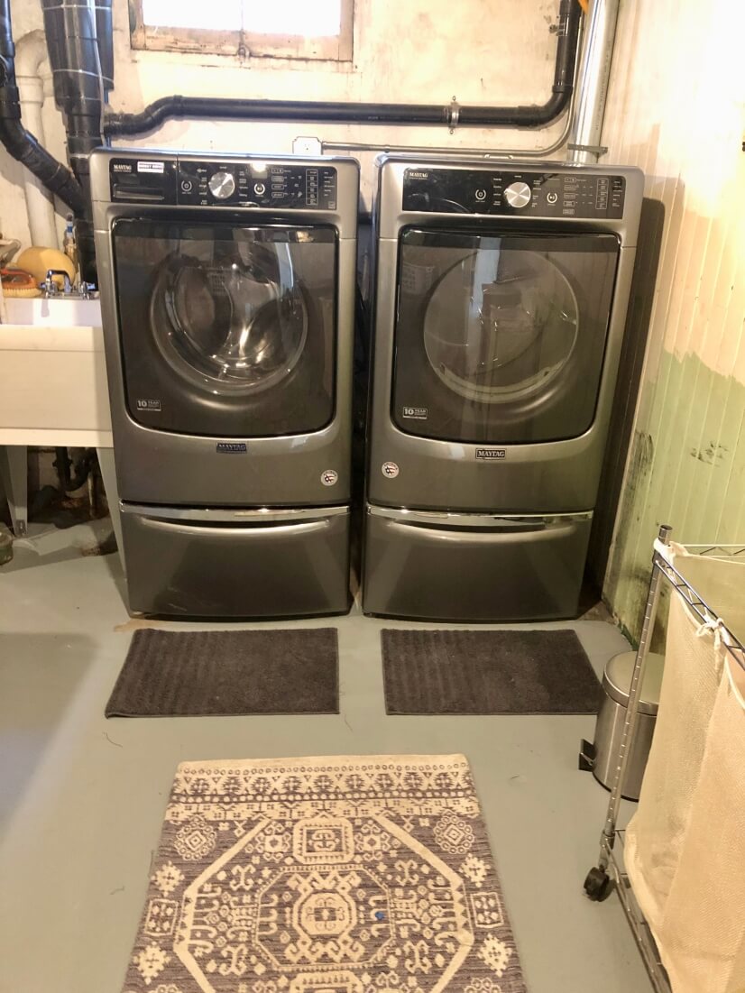 Maytag front load washer and gas dryer