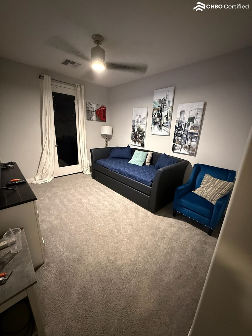 3rd bedroom.  Opens to two twin beds