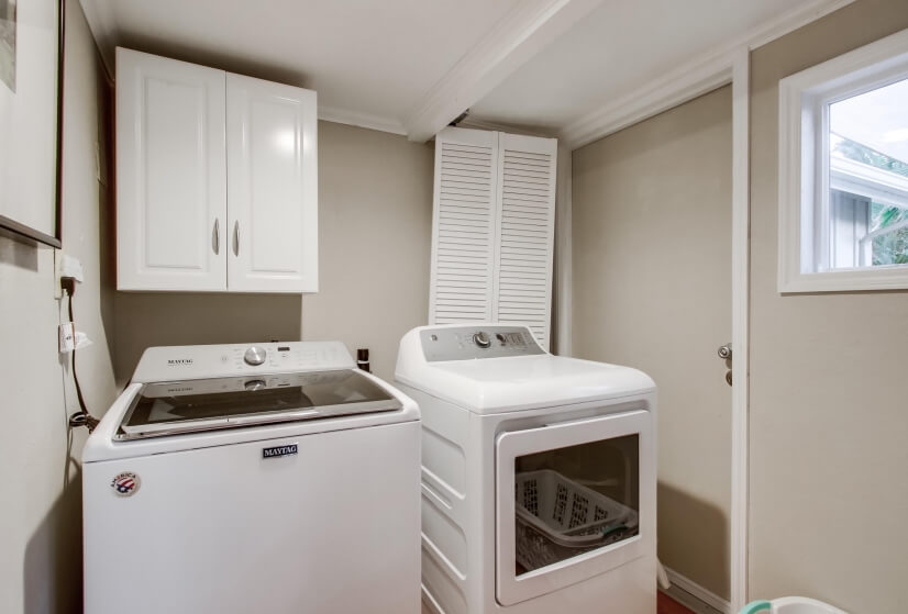 Washer and Dryer for your use.