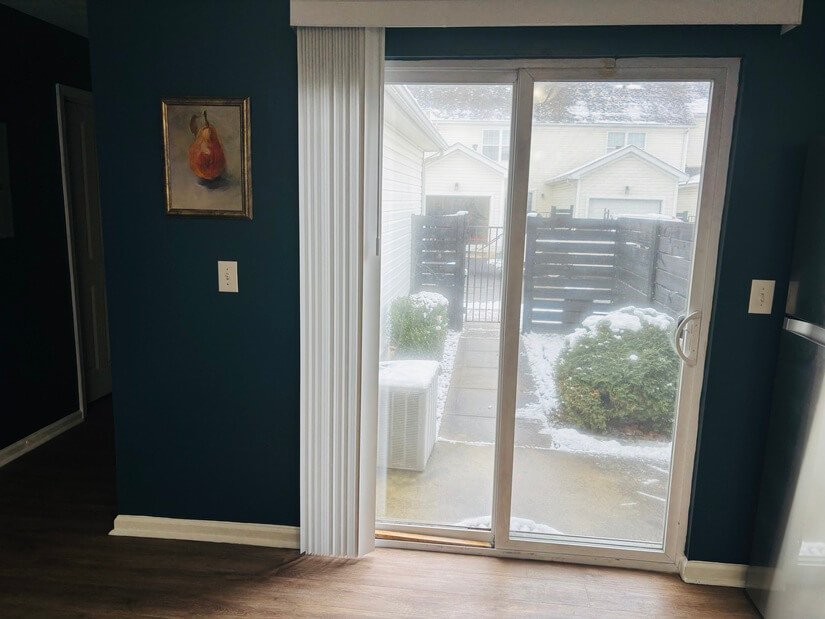 Patio view from kitchen