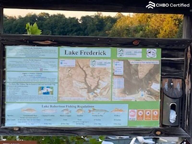 Lake Frederick Signage