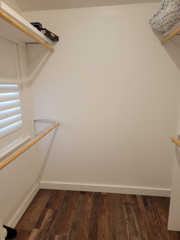Master and third bedroom have walk-in closets
