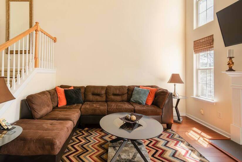 Comfy Seating in Den