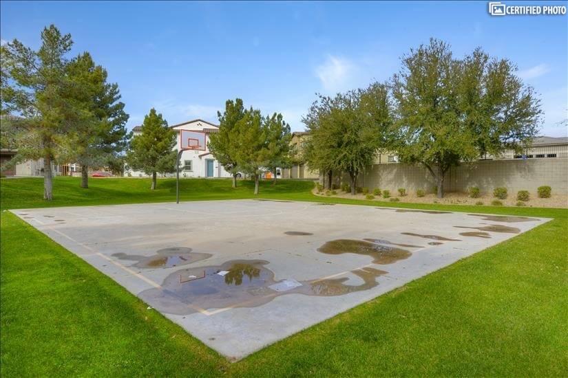 Community Features a Park and Basketball Cour