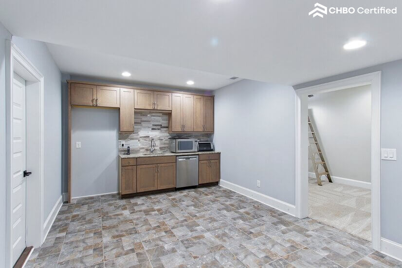 bonus kitchen in the basement