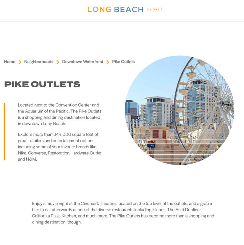 Pike outlet shopping