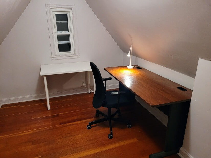Dedicated Office Space with Door, Upper Level