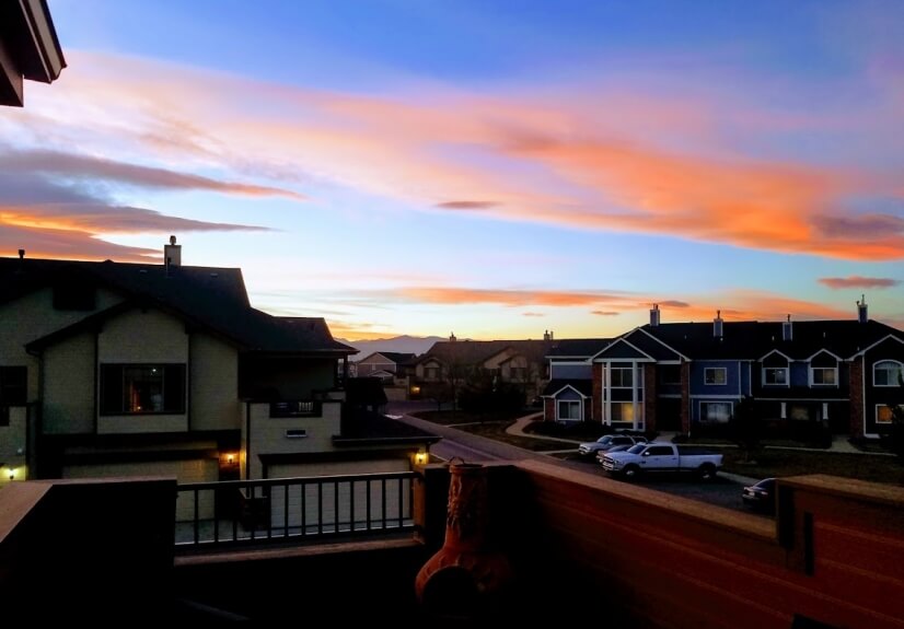 Perfect for viewing gorgeous Colorado sunsets