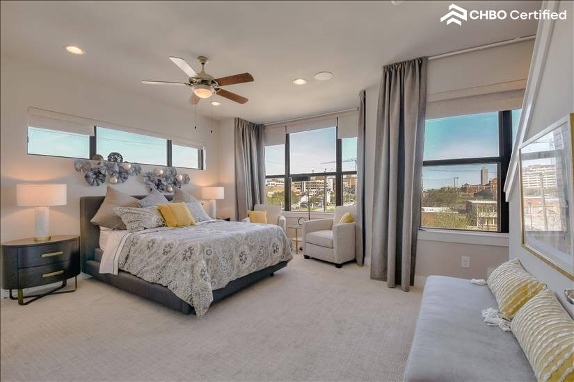 Plenty of windows and view