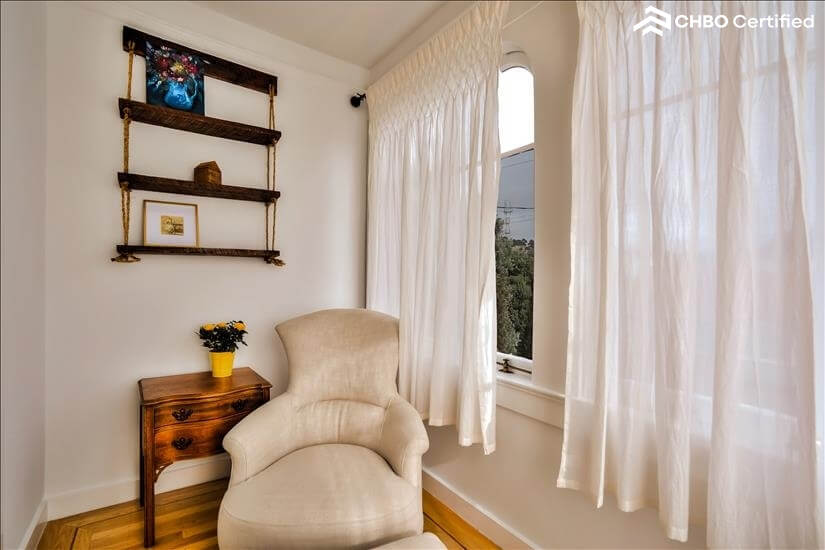 sun room and reading nook in king master