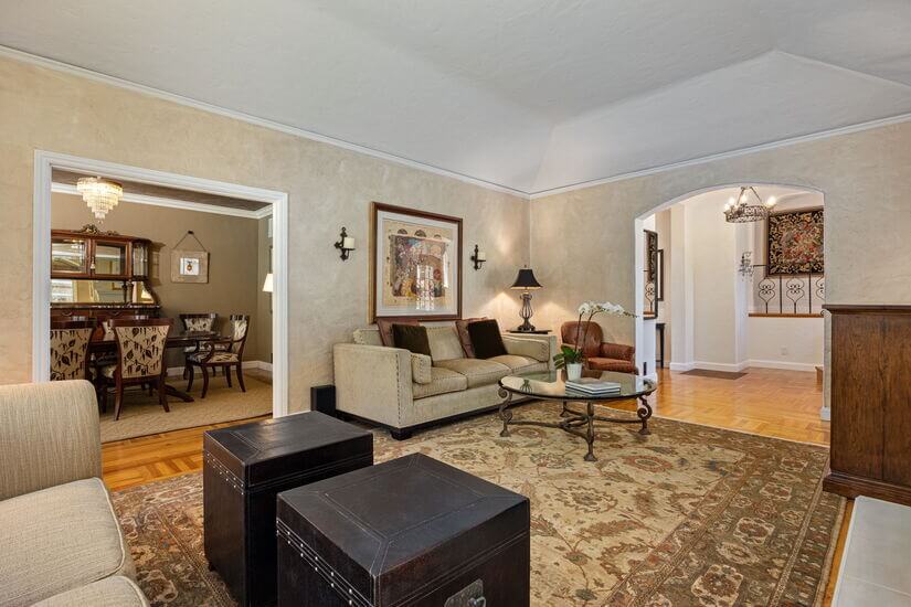 Living Room to Dining Room