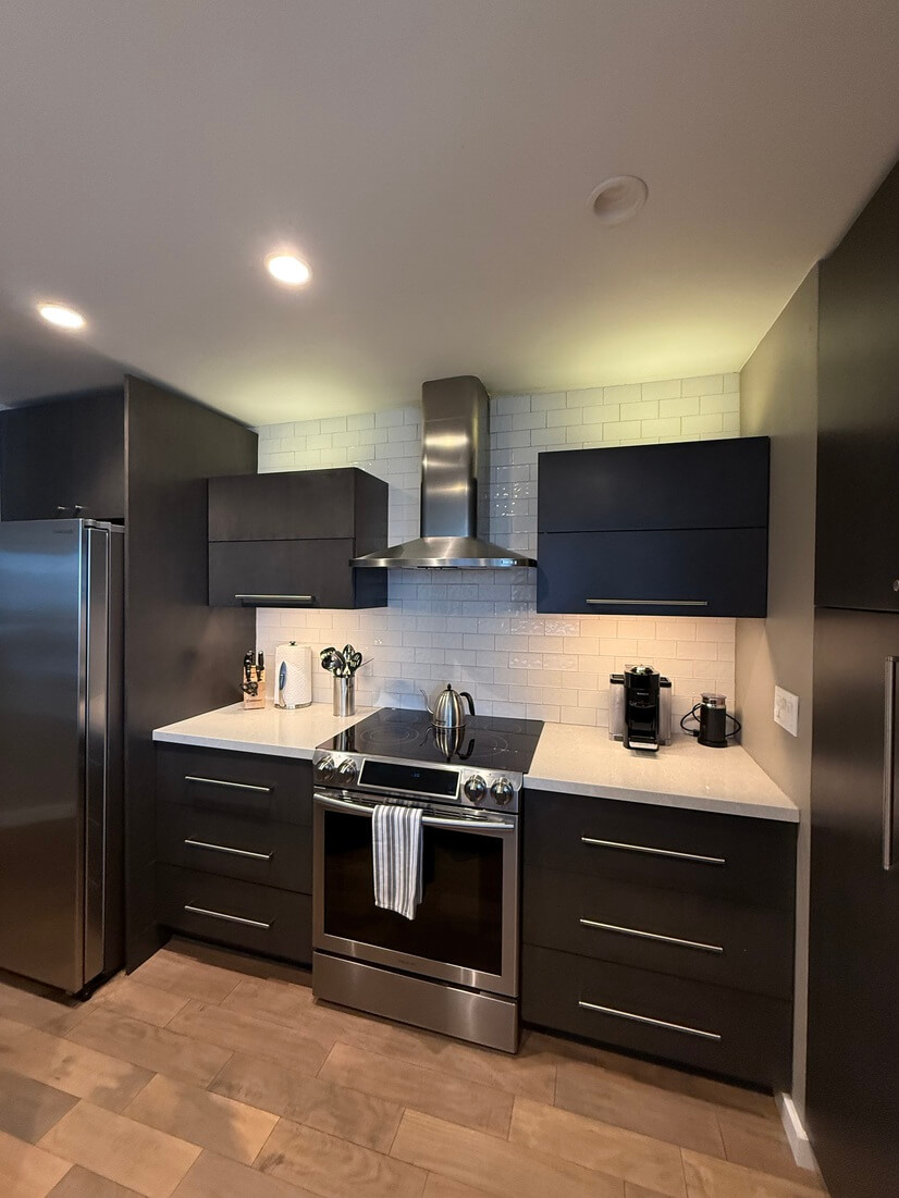 Fully stocked kitchen