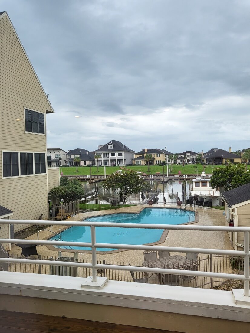 Gorgeous Balcony View of the community pool