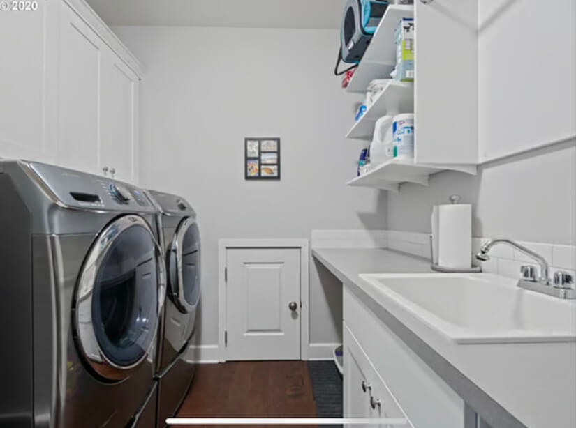 Main floor laundry room