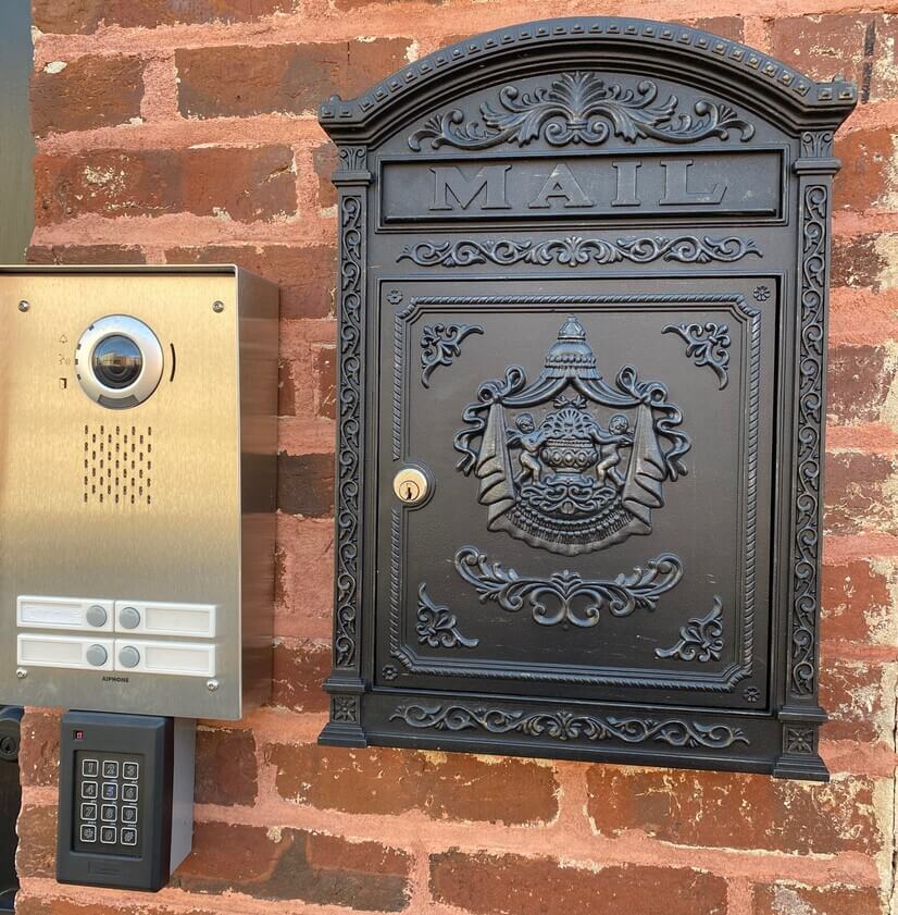 Access to the building.